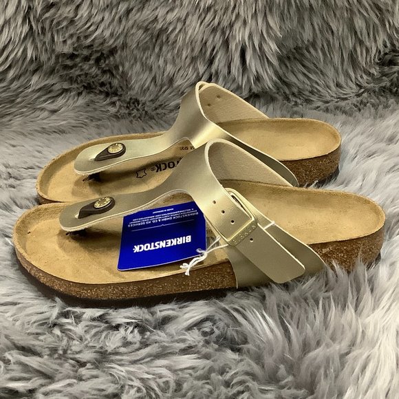 Birkenstock | Women's Gizeh BS Sandals | Gold | Various Sizes - Picture 5 of 6